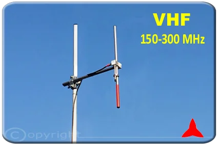 antenna dipolo vhf 150-300MHz PROTEL
