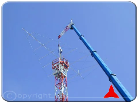Protel ARL531 Antenna direzionale log-periodica logaritmica HF per grandi distanze 2-50 MHz