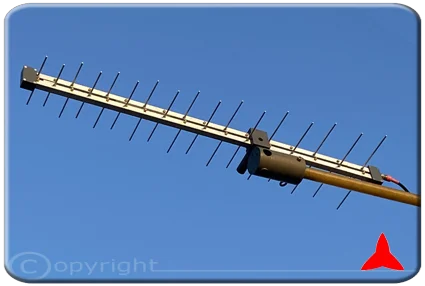Protel ARL470F700XS monitoring ITU-R DVB-T antenna di misura log-periodica 470-700 MHz