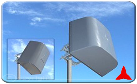 Protel ARP400  Antenna a pannello UHF direzionale larga Banda uso civile militare TETRA 380 600 MHz