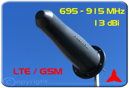 Protel AR1050 Antenna Yagi ad alto guadagno Direzionale LTE GSM GSM-R 695 915 MHz