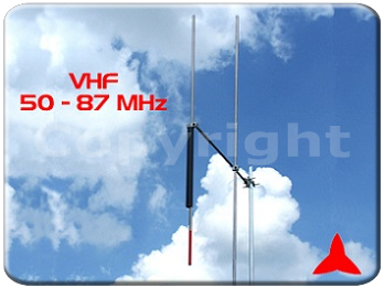 Protel ARYCKM-A-25X Antenna Direrzionale Yagi 2 due elementi 50-87 MHz