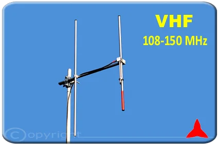 ARYCKM-C-25X Antenna VHF Yagi direzionale 2 due elementi 108 150 MHz Protel