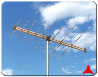 Protel ARL170R/F250XZ Antenna logaritmica di misura VHF DAB banda 170-250 MHz