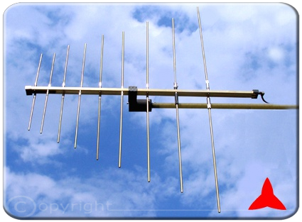 ARL80R/F150XZ Antenna log-periodica di monitoraggio e misura 80-150 MHz Protel